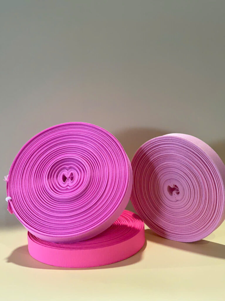Dây viền trang trí màu hồng chiều rộng 23mm – Sản xuất tại Mi Đô Ri