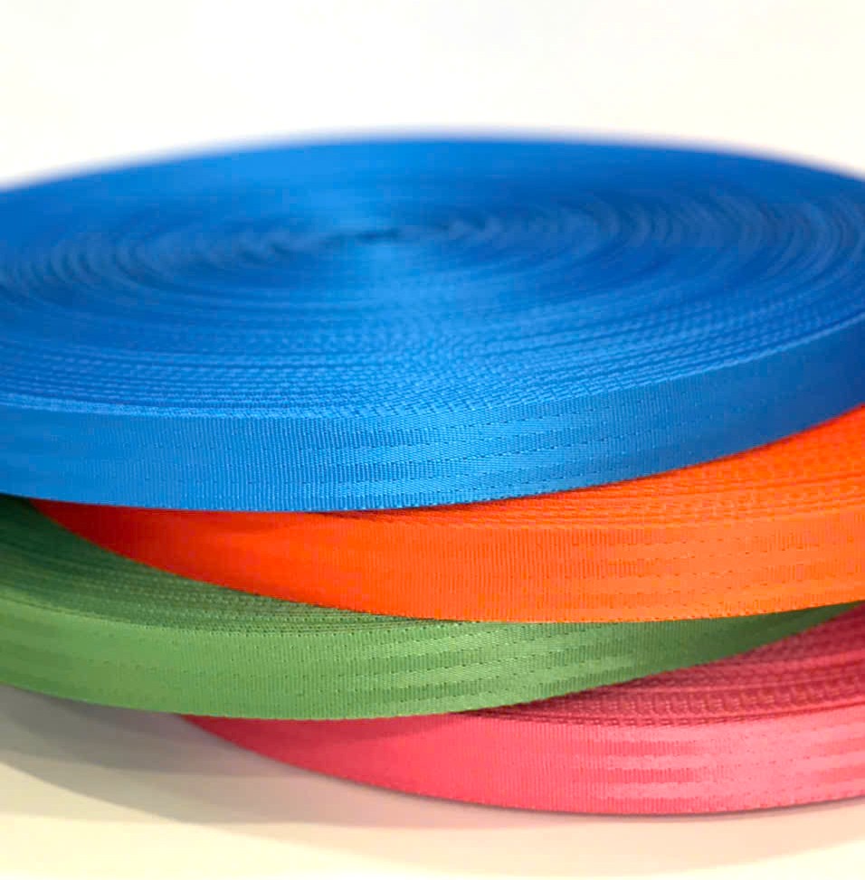 Bảng màu dây đai PP 25mm nhiều màu – phù hợp túi xách, balo